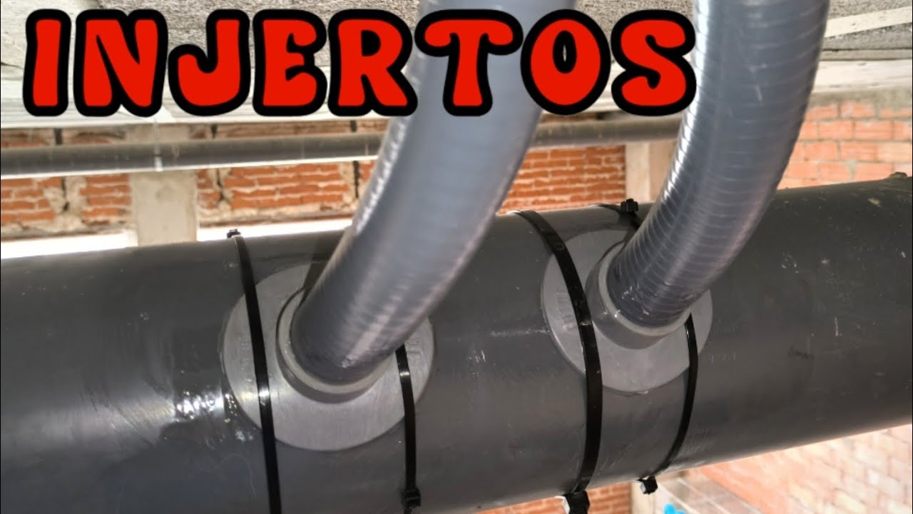 CÓMO HACER INJERTOS de DESAGÜES en TUBERÍA GENERAL. PASO A PASO. #desagüe #sifones #fontanería