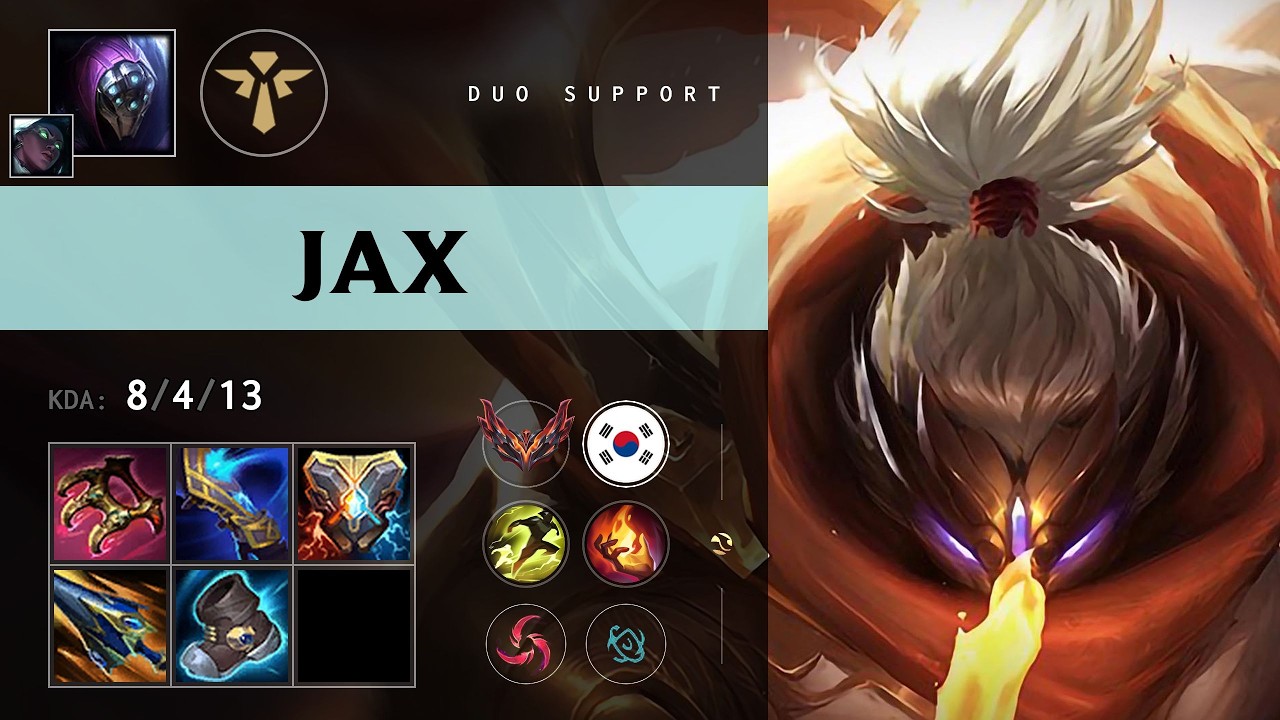 Jax Support vs Bard - KR Grandmaster Patch 26.13
