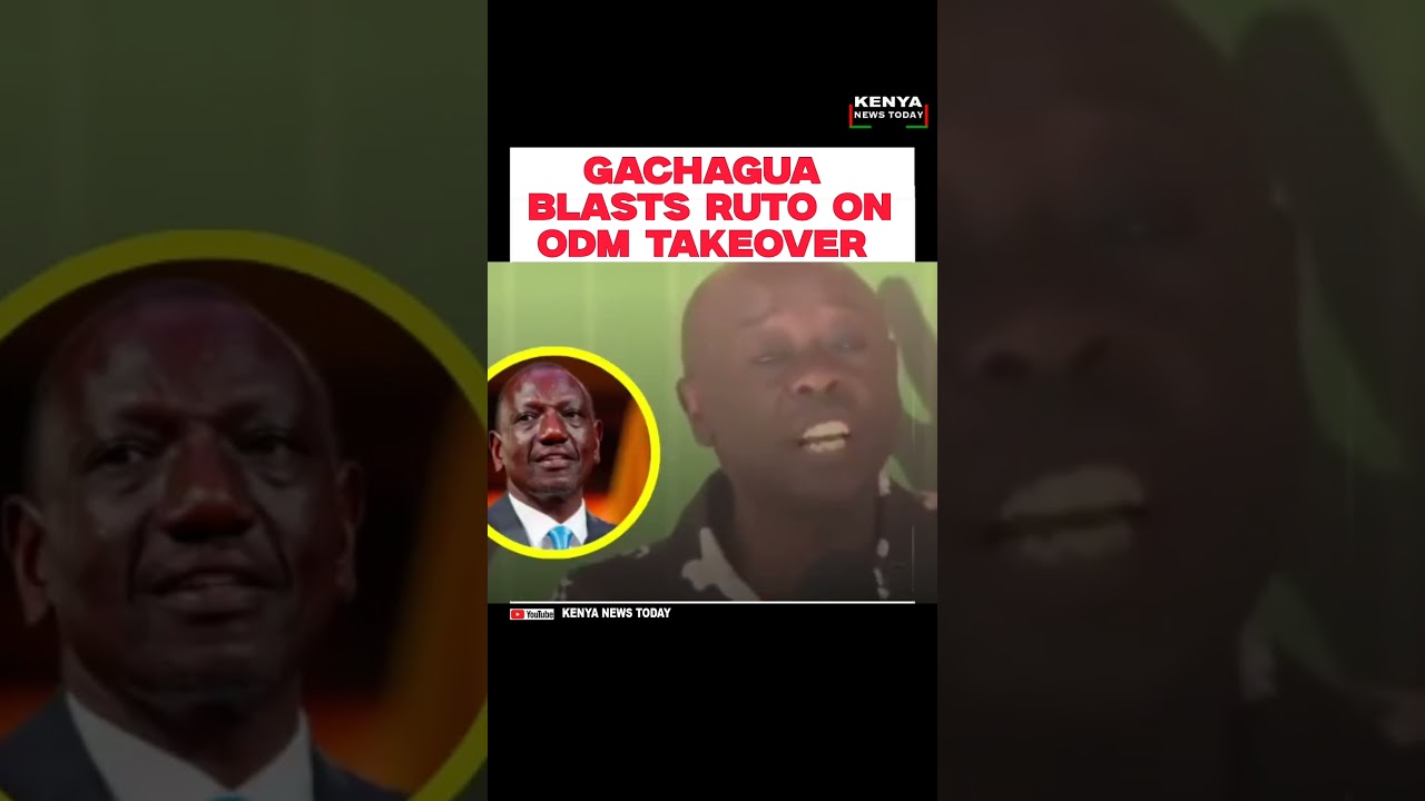 GACHAGUA BLASTS RUTO ON ODM TAKEOVER  #railaodinga #kenyanews #citizentvlive #gachagua
