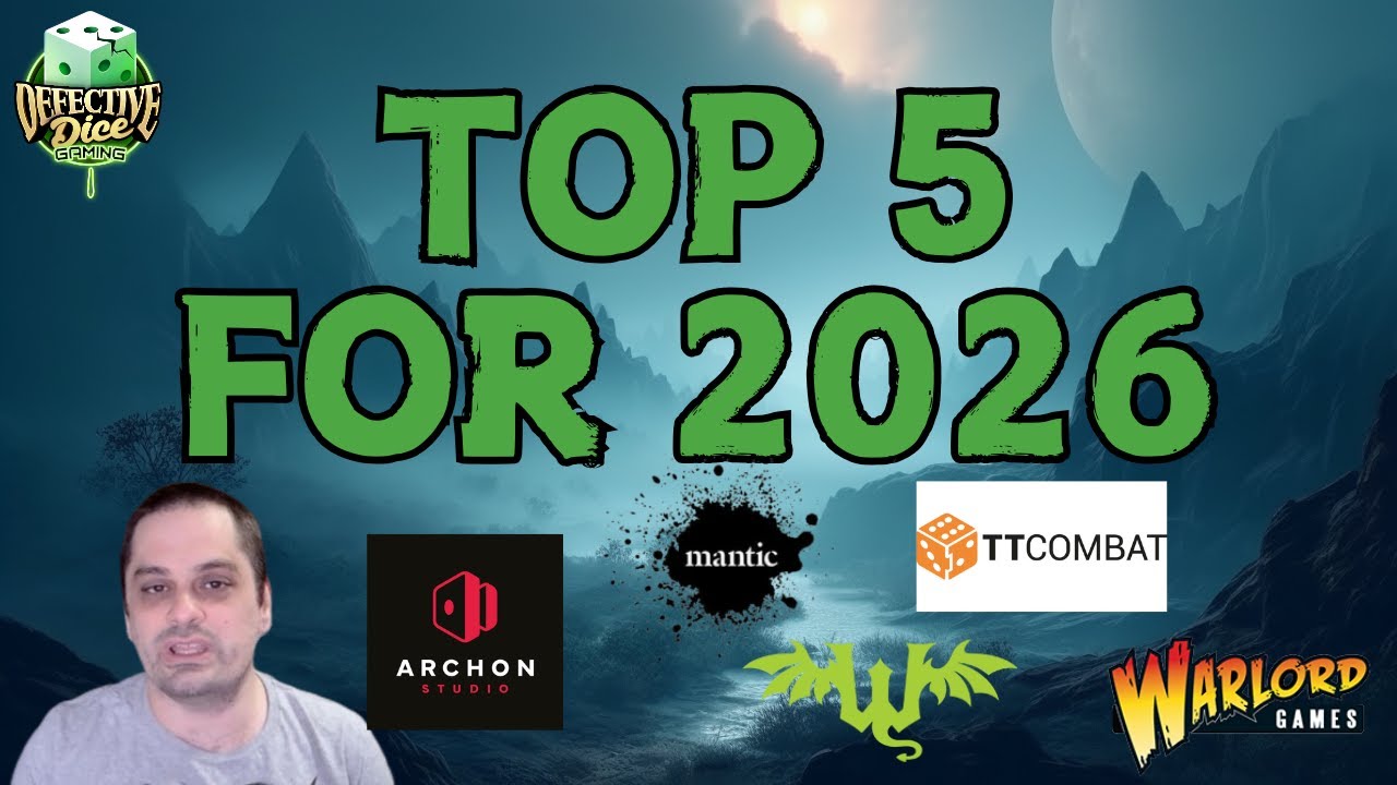 Топ-5 самых ожидаемых игр с миниатюрами 2026 года!
