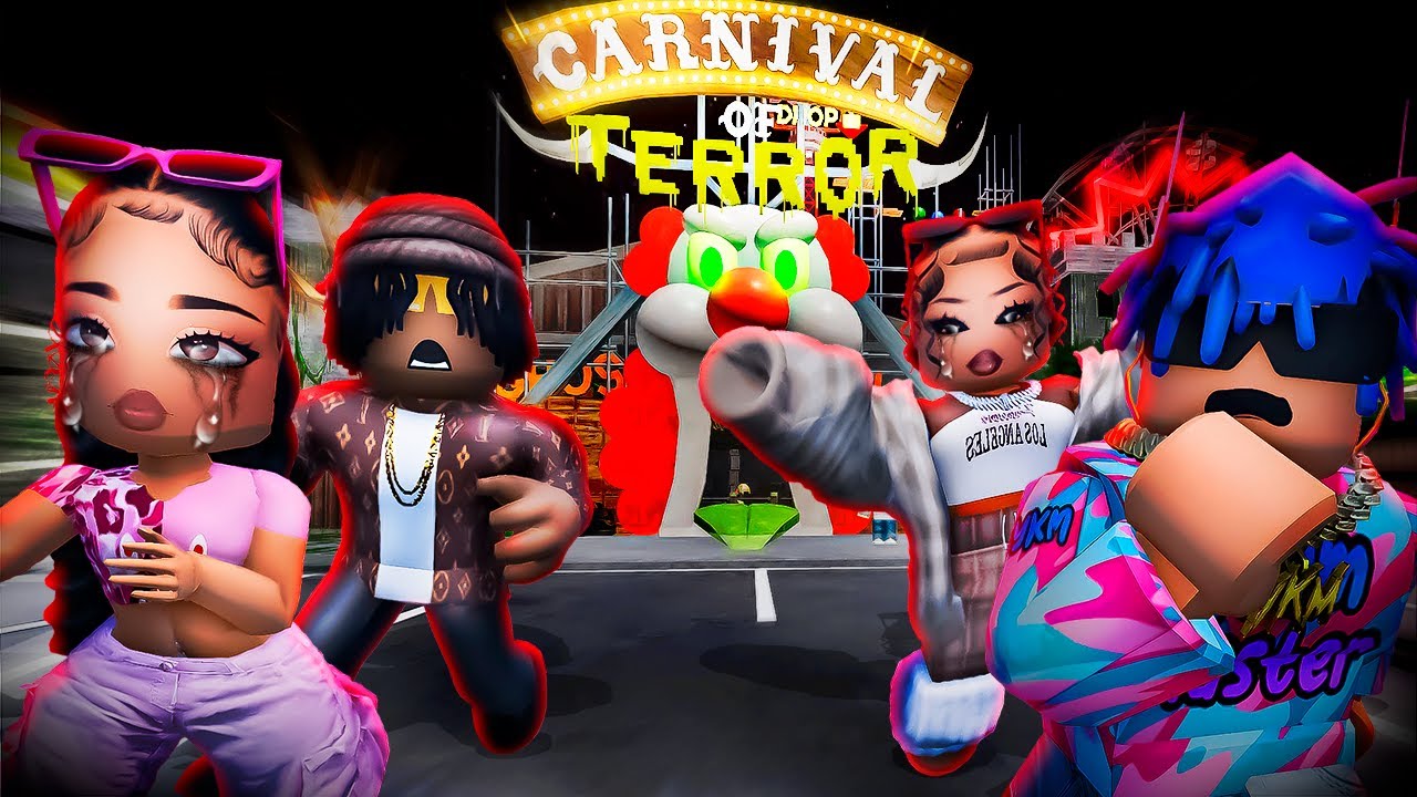 МЫ СБЕЖАЕМ С КАРНАВАЛА УЖАСА (Roblox)