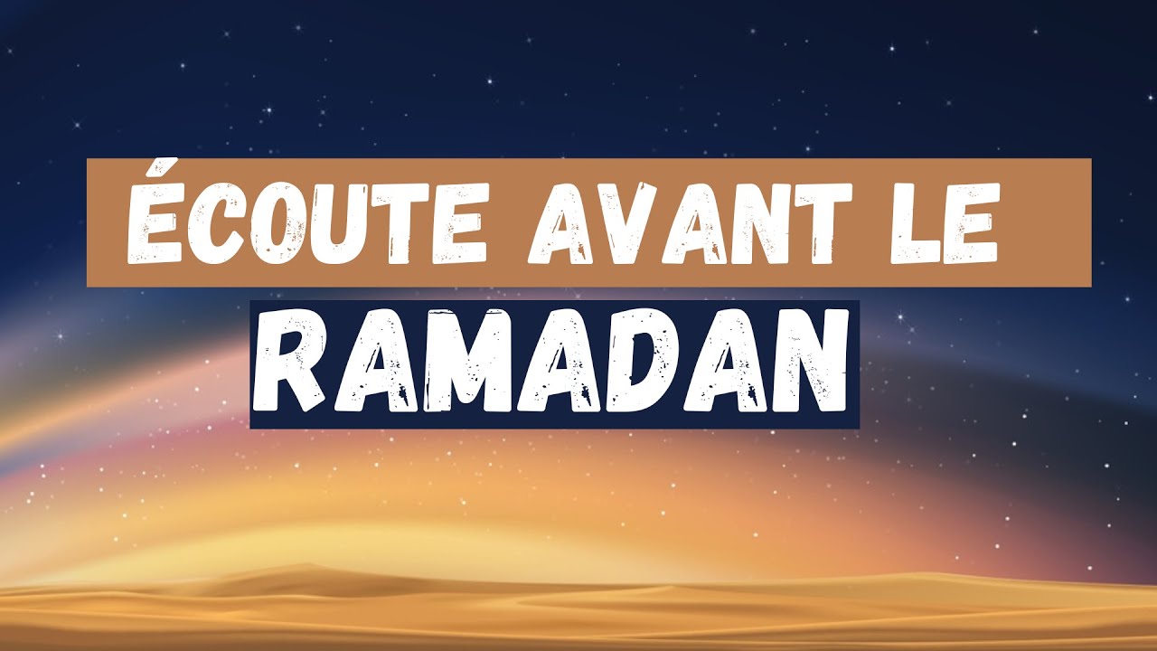 À l’approche du Ramadan, écoute ça !