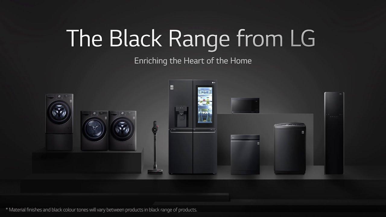 LG - The Black Range of Home Appliances