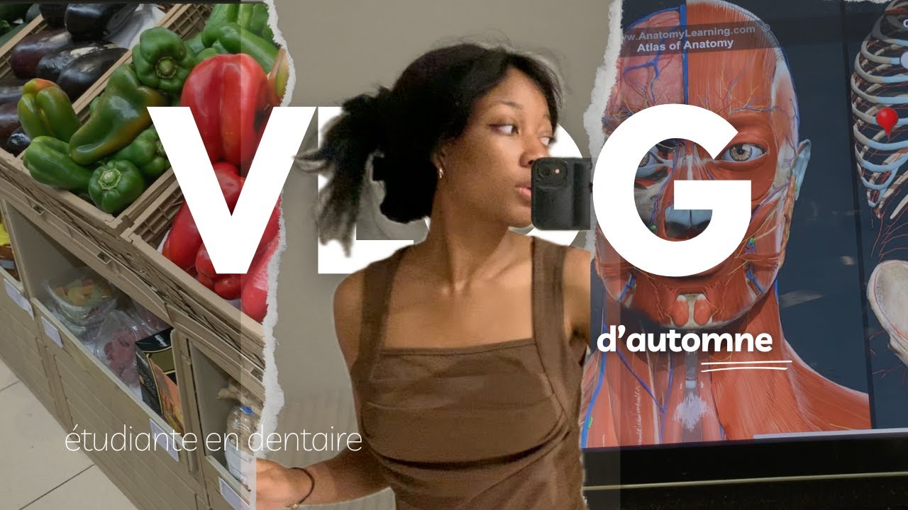 STUDY VLOG 🍁🍂  d'une étudiante en dentaire 🦷