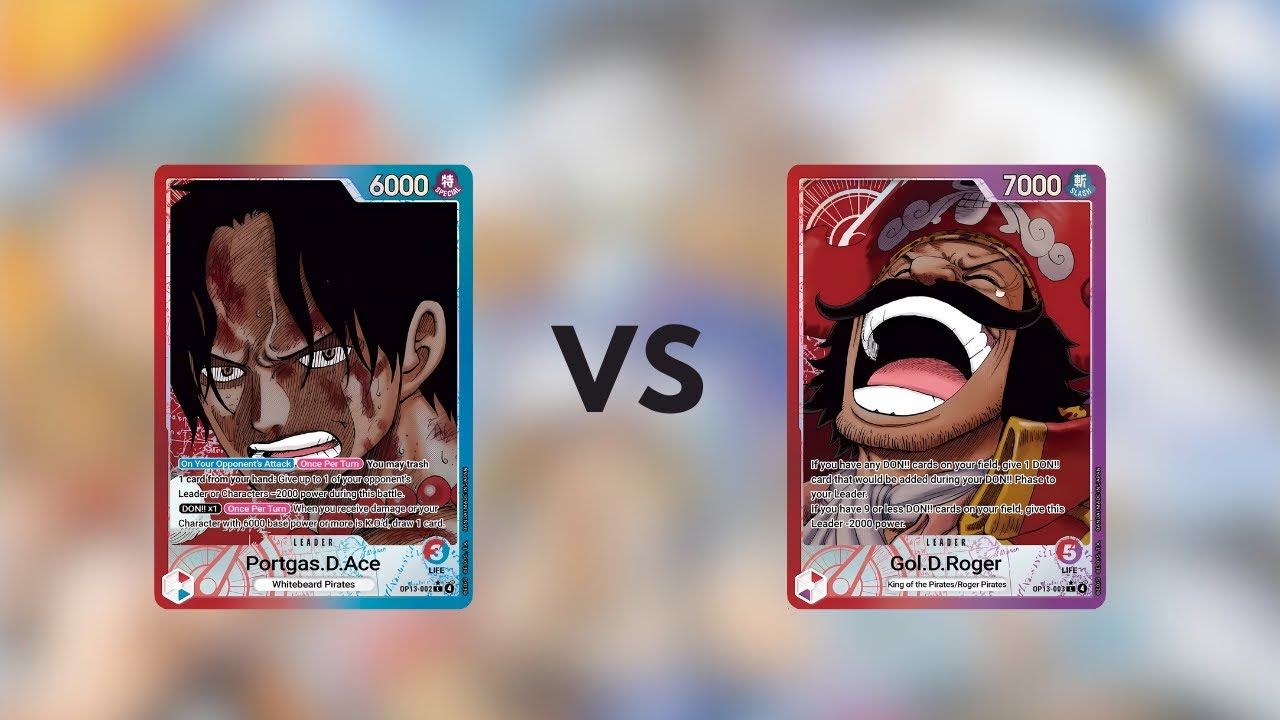 OPTCG POV UR Ace vs RP Roger