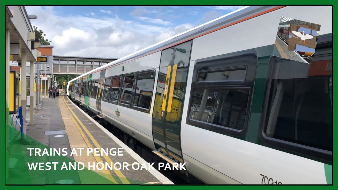 Afternoon Trains at Penge West and Honor Oak Park [ELL]