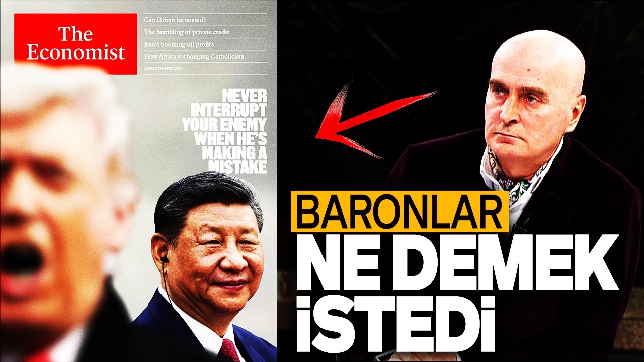 BARONLAR NE DEMEK İSTEDİ? BEKİR HAZAR ECONOMIST'İN TRUMP KAPAĞINI YORUMLADI. SESLİ MAKALE