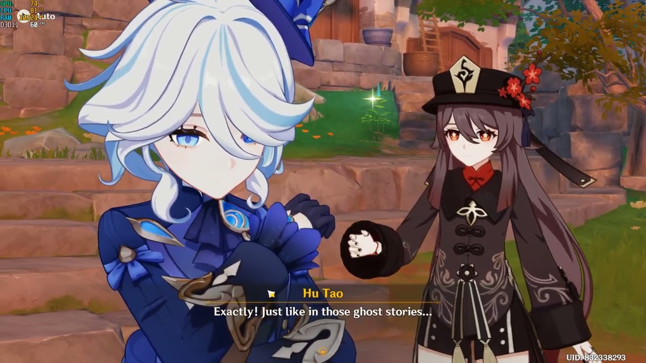 Genshin Impact: Furina's scream in JP