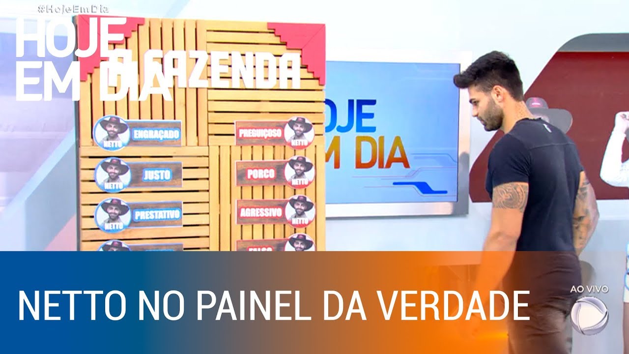 Netto diz o que pensa dos outros peões no “Painel da Verdade”