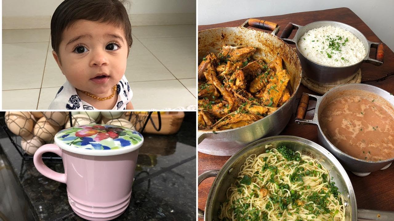 Café da manhã | Galinha caipira no almoço | Fiz café cremoso | Meu dia pra vcs!