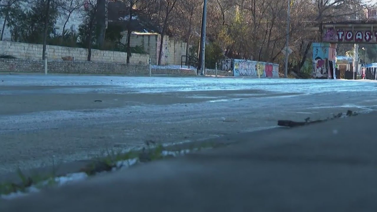 Slippery roads linger as Monday's thaw refreezes tonight