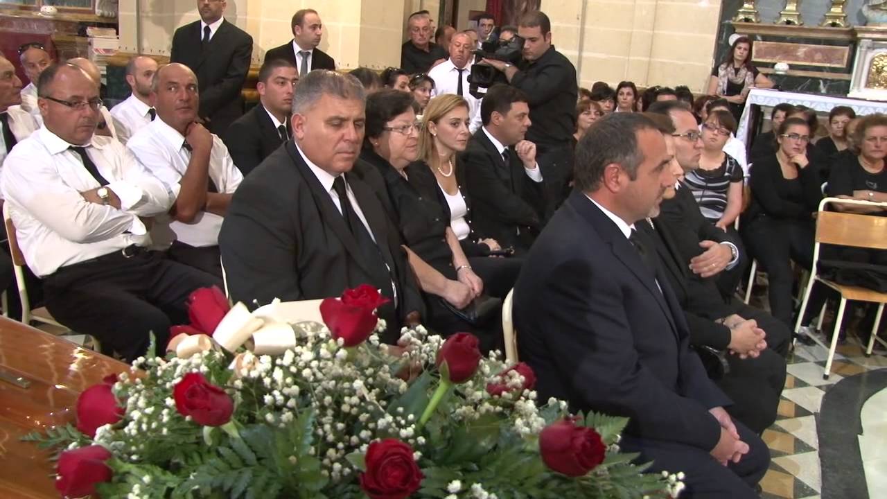 Mario Gauci funeral at Munxar