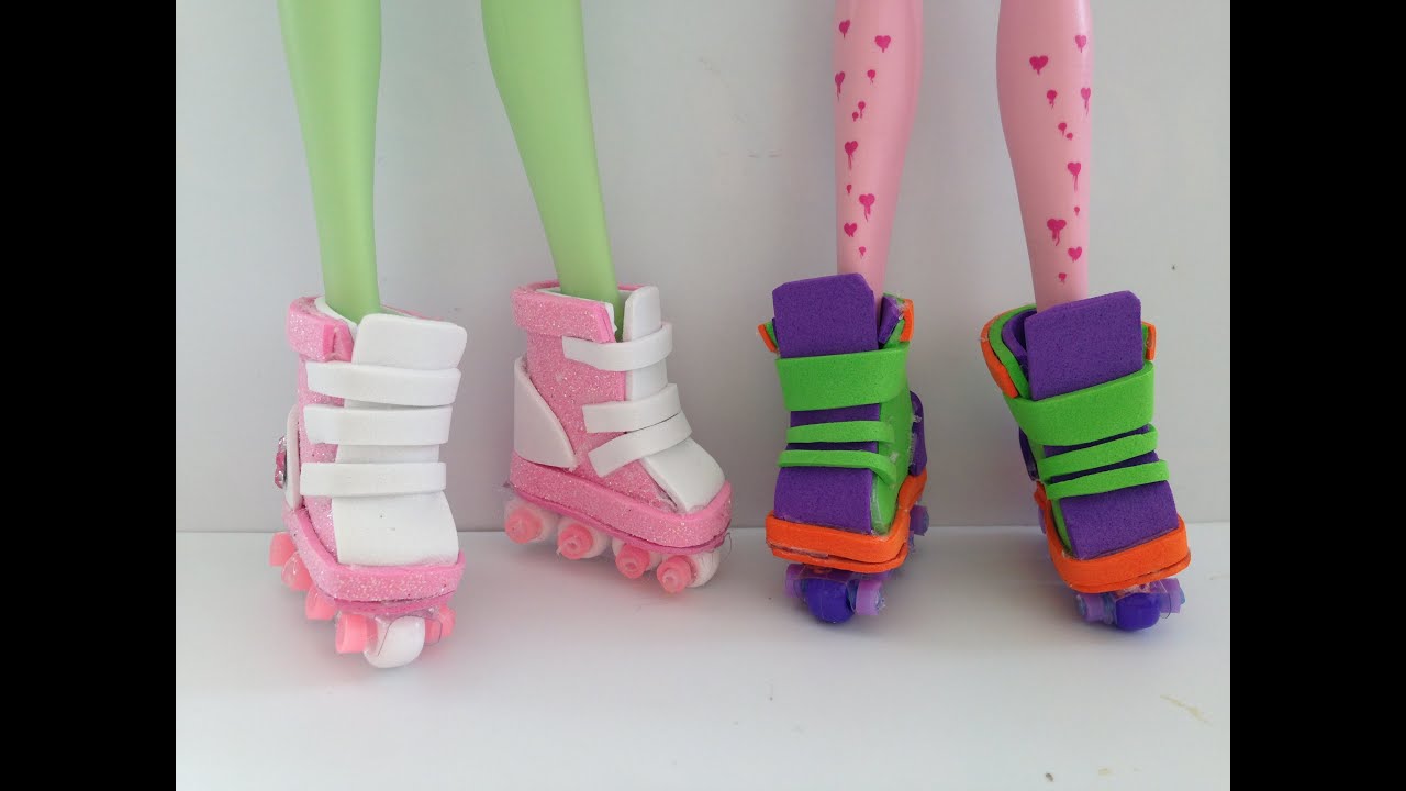 How to make miniature roller blades