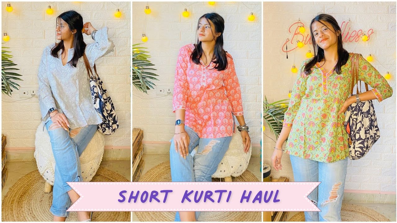 KURTI~HAUL•∆|Affordable ethnic dresses|TRYON & REVIEW| हॉल |ट्रैडी|BUTTERFLIES #kurtihaul #kurti