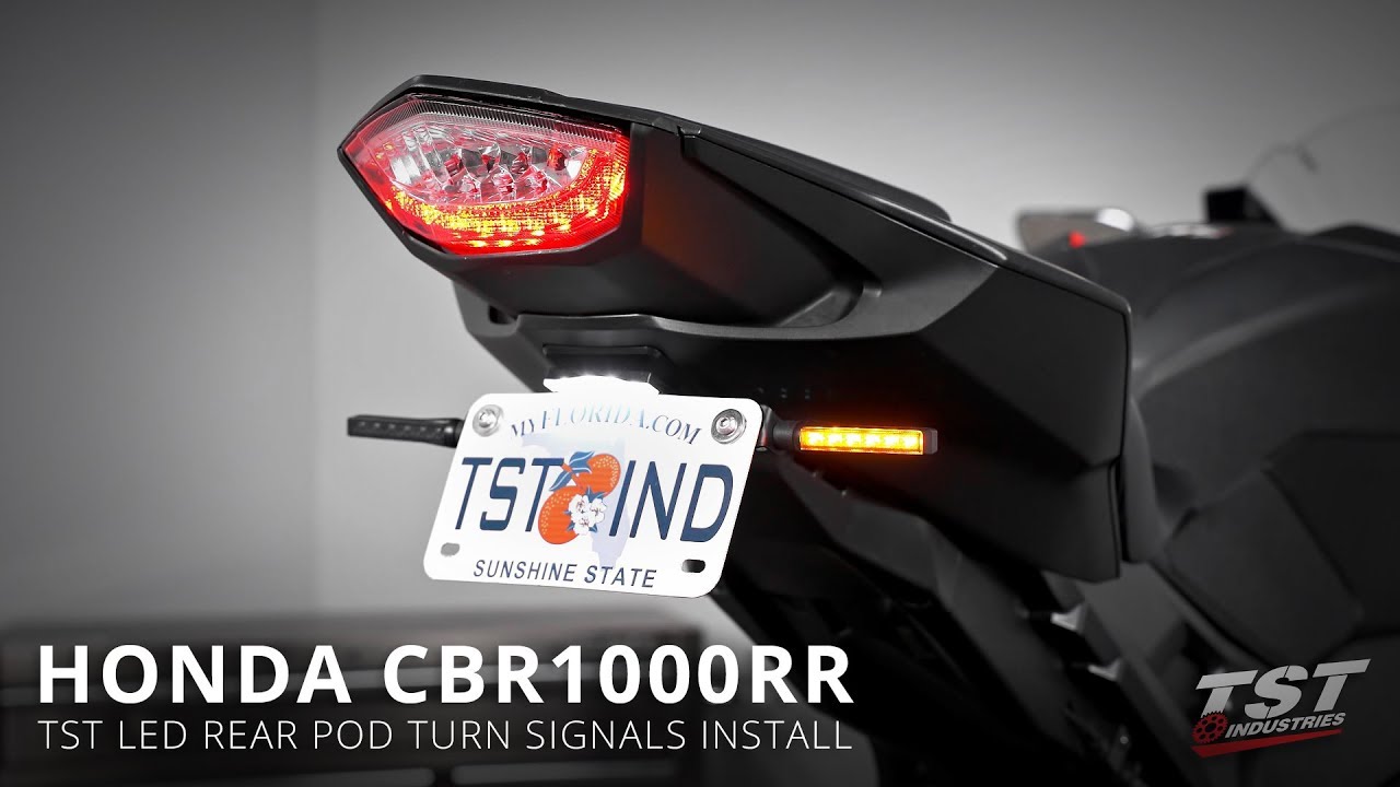 How to install TST LED Pod Turn Signals on a 2017+ Honda CBR1000RR by TST Industries