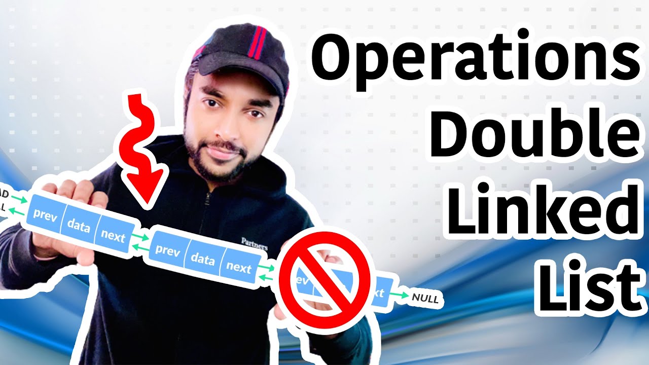 Insertion and Deletion in a Double Linked List | Visuals and Animations | Study Algorithms