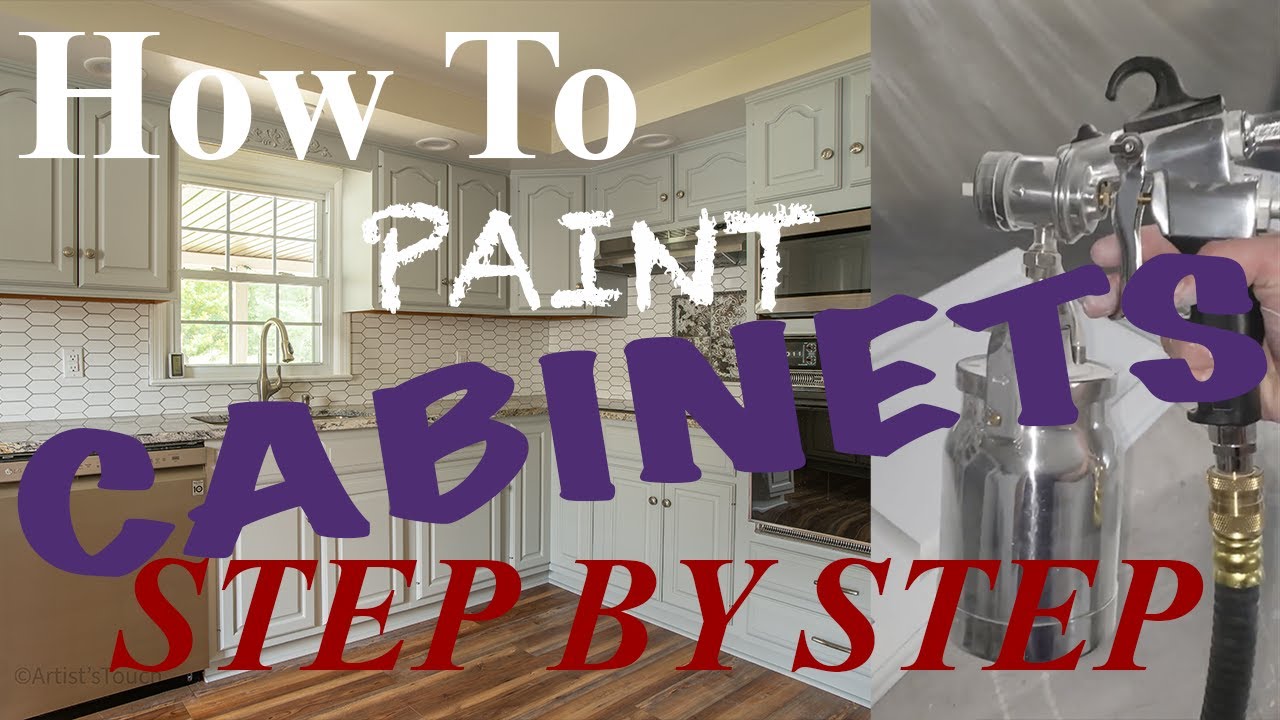 How To Paint CABINETS step by step (refinish like a pro)