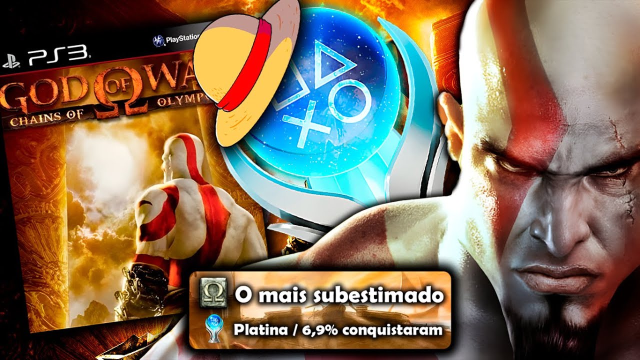 A PLATINA DO GOD OF WAR MAIS SUBESTIMADO DA HISTORIA - PLATINANDO TODOS GOD OF WAR