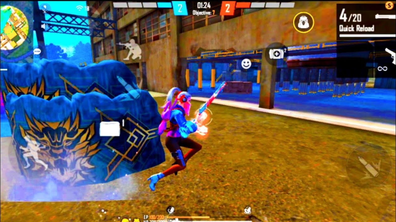 X-in FF Skills 🥷 Highlights  3       30-off the deep end #freefire #freefirehighlights