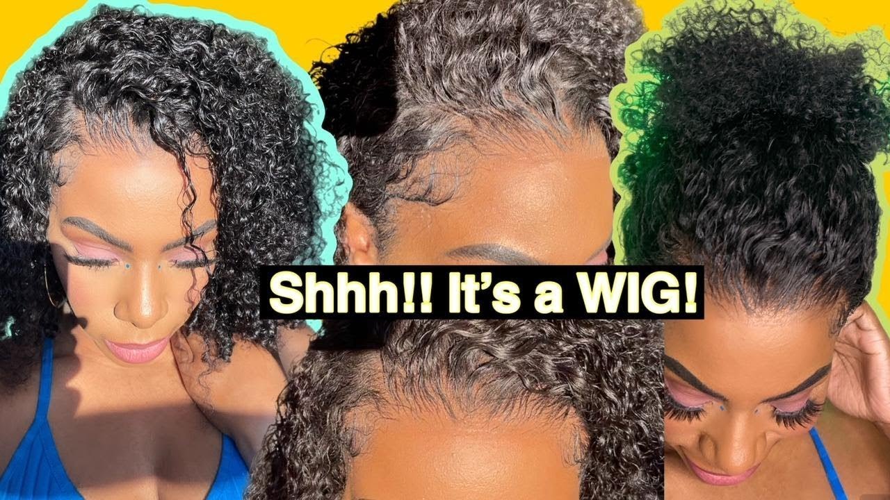 🔊ISSA WIG?😱😍Super Realistic Curly Bob Lace Front Wig Installation