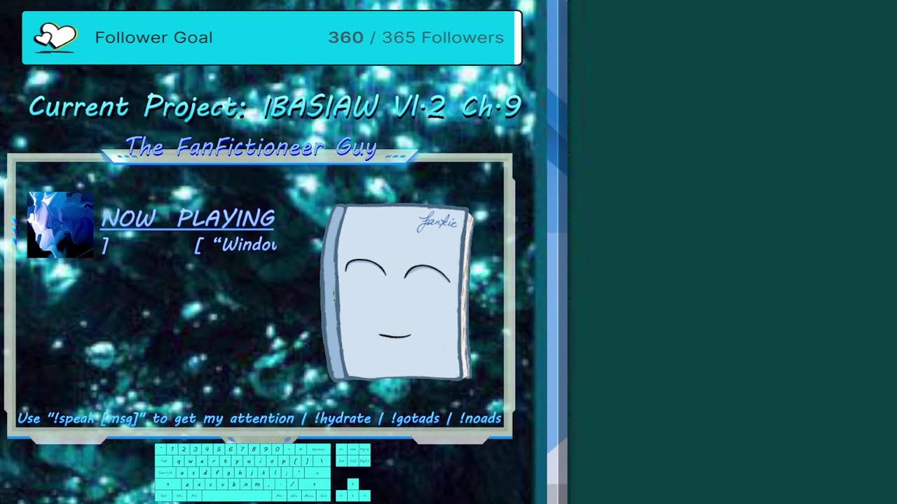 [EN] Fanfic's Scriber-Verse: IBASIAW | Writing Stream | Q&A | Ambient Typing Sounds