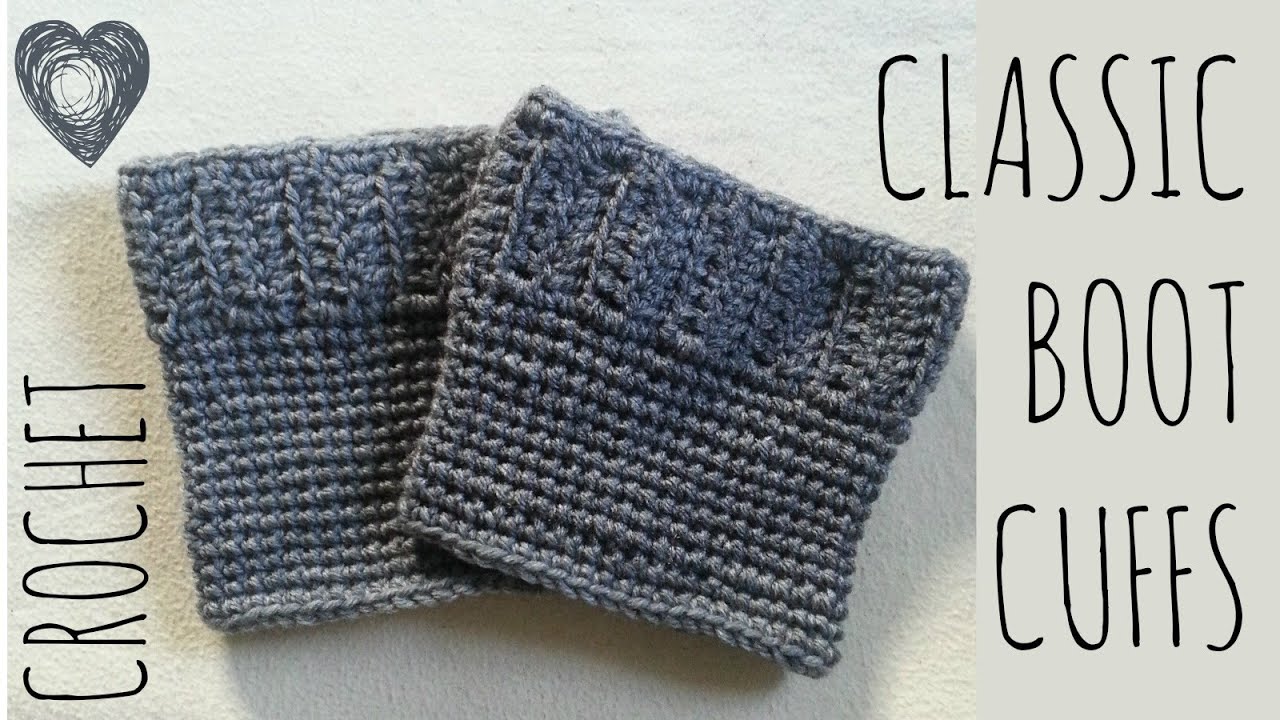 Classic Crochet Boot Cuffs Pattern | Tutorial