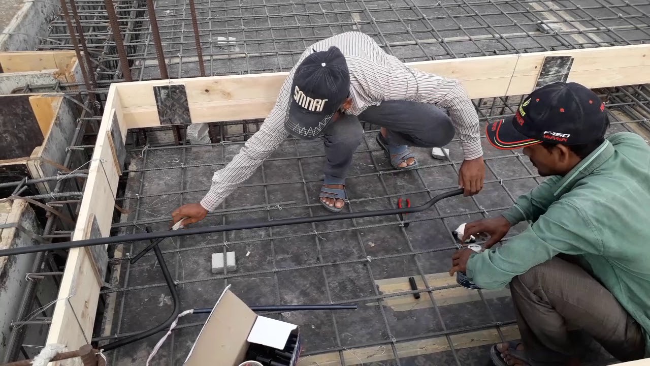 Electric Wiring at Roof/Slab। Electrical RCC Ceiling Piping।Electrical Celling Piping House Wiring