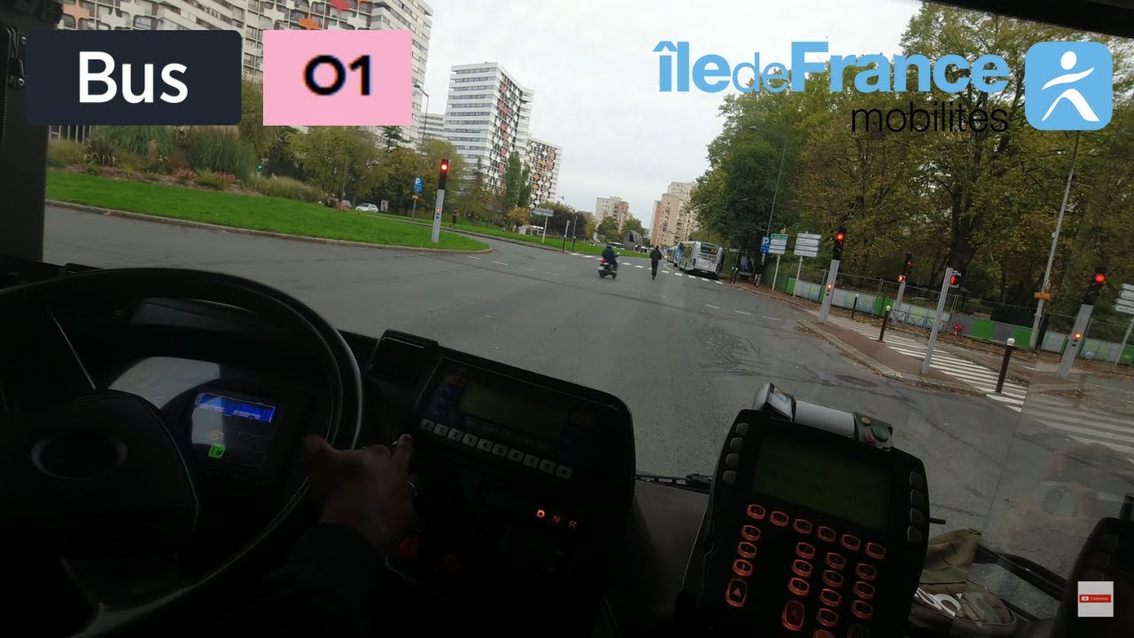 Bus O1 Transdev STRAV | Crosne Plaine Haute - Créteil l'Échat Métro - 4K