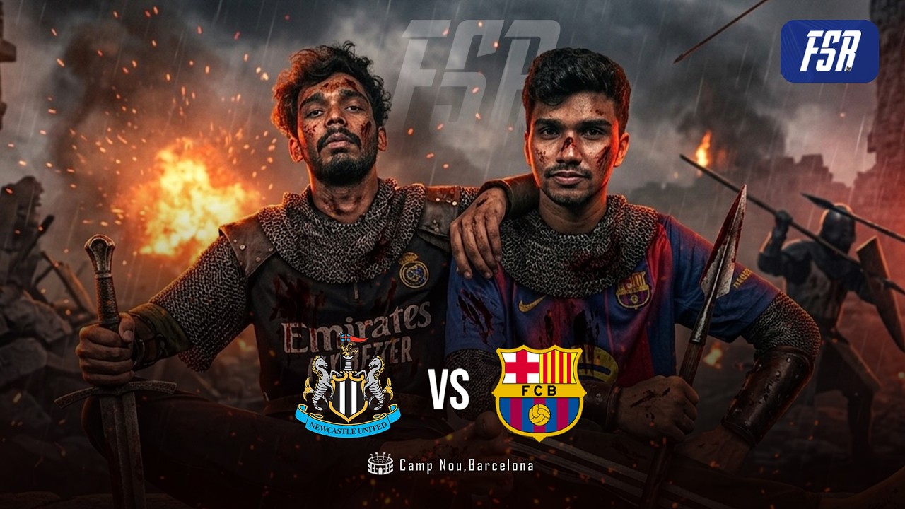 Barcelona vs Newcastle Live Champions league R16 അവസാന ഘട്ടം FSRlive