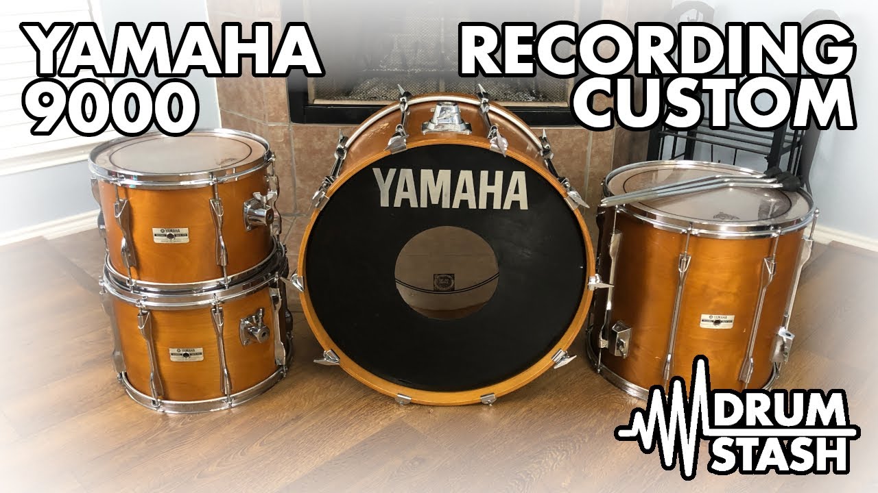 Yamaha 9000 (Recording Custom) Drum Set Clean-Up and Sound Test