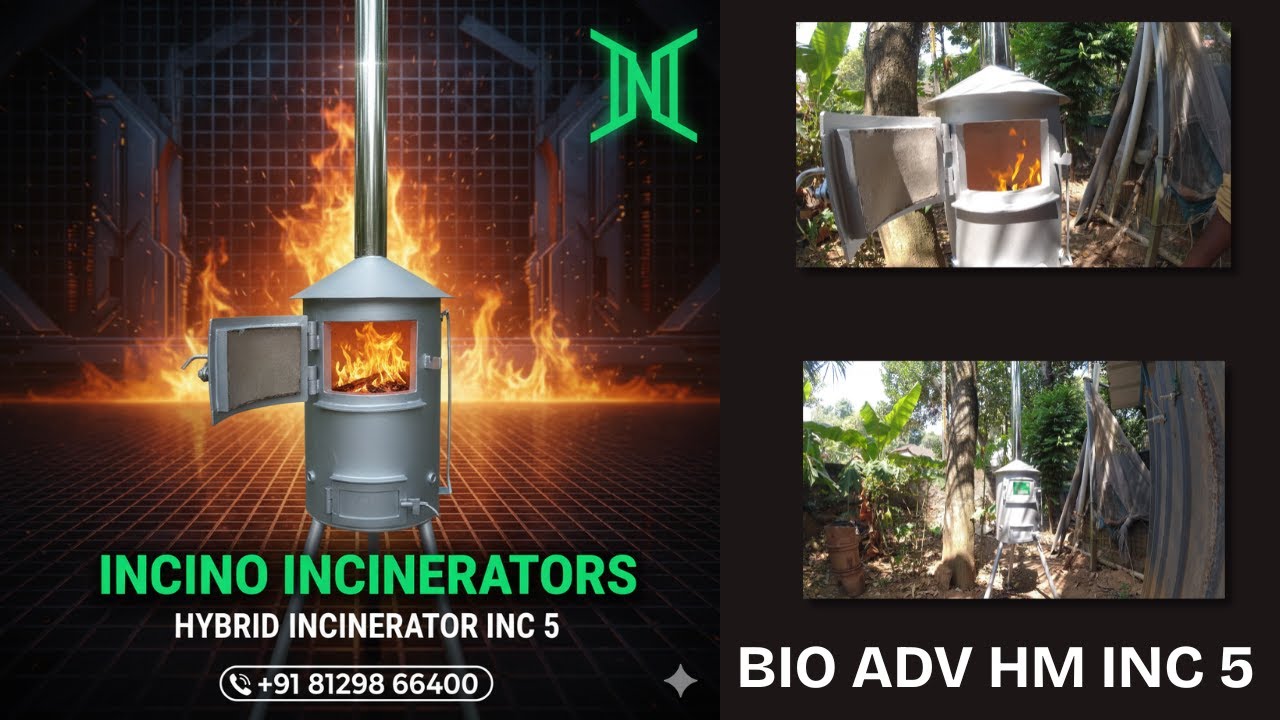 Zero Fuel Incinerator INC 5 Is This the Most Affordable Waste Disposal Solution | Kerala Incinerator