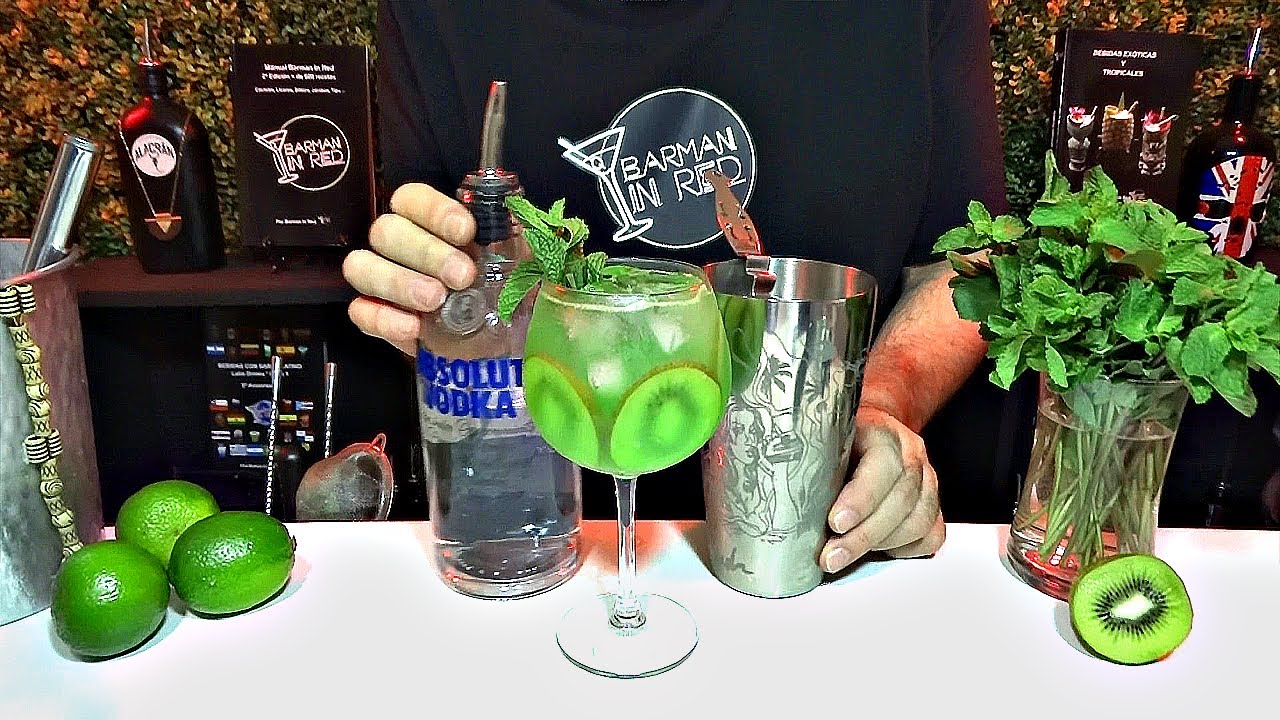 BEBIDA DIAMANTE VERDE CON VODKA. CÓMO HACERLA PASO A PASO