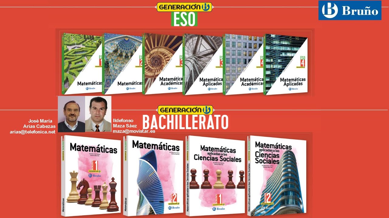 Matemáticas ESO y Bachillerato