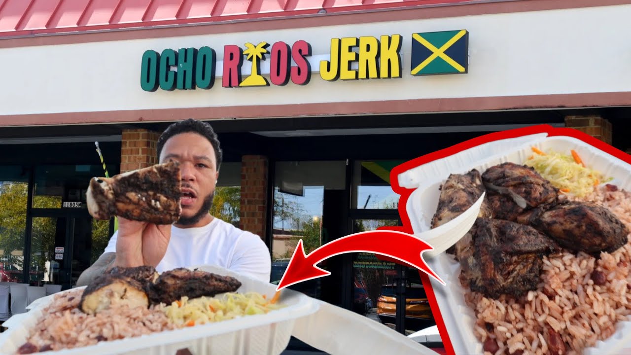 Trying Caribbean food in Ocean City…