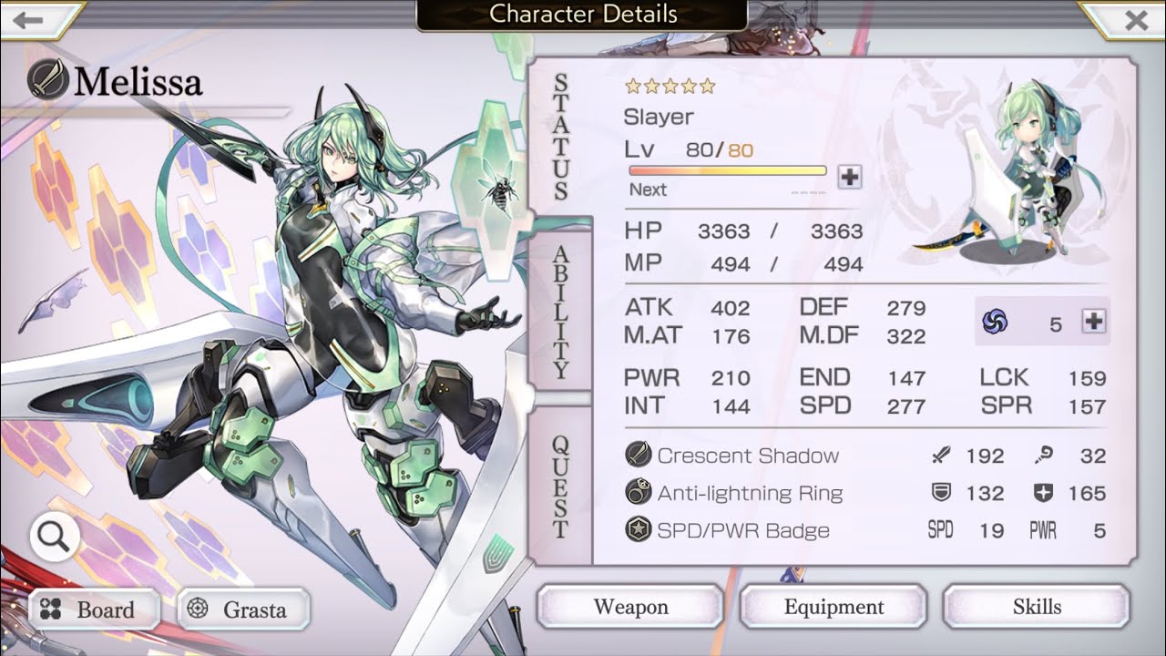 Another Eden Global 2.6.200 Melissa 5* Review, Skills And Gameplay! Flash Strike Stance AF Slayer!