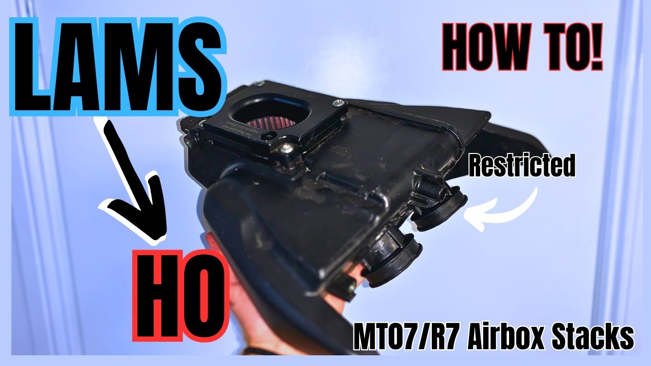 Yamaha R7 Airbox Derestriction - Lams to HO