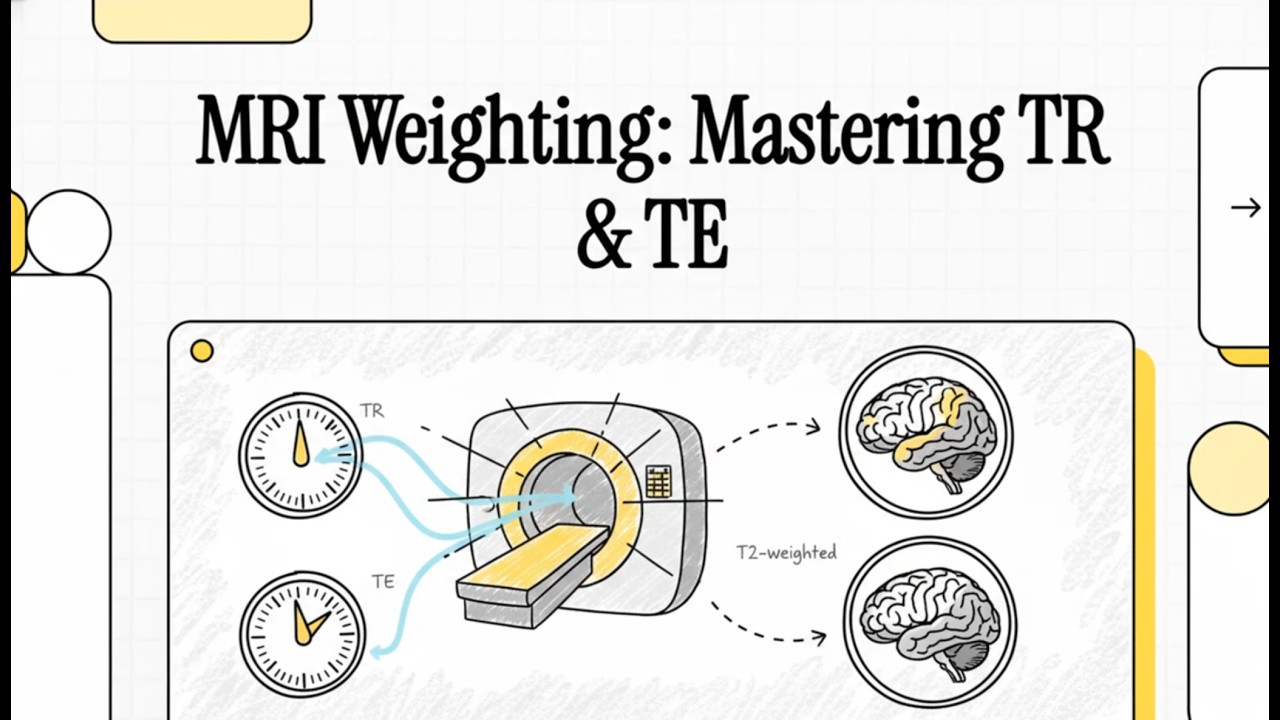 5. MRI Weighting  Mastering TR & TE