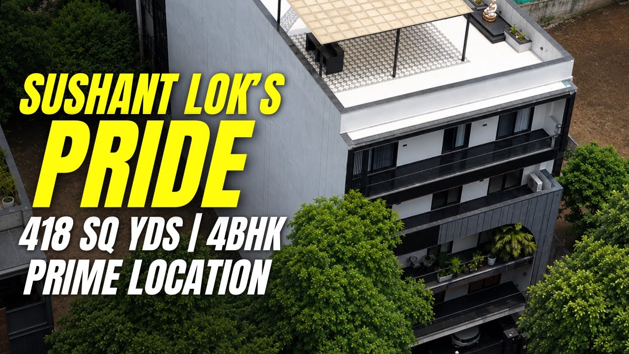 Luxurious 4BHK Floor in Sushant Lok 1 Gurgaon | 418 Sq Yds
