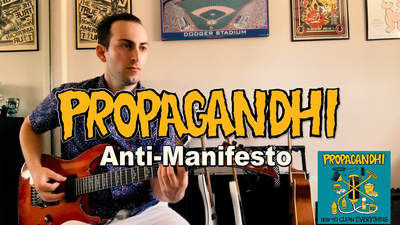 Propagandhi - Anti-Manifesto (guitar cover)