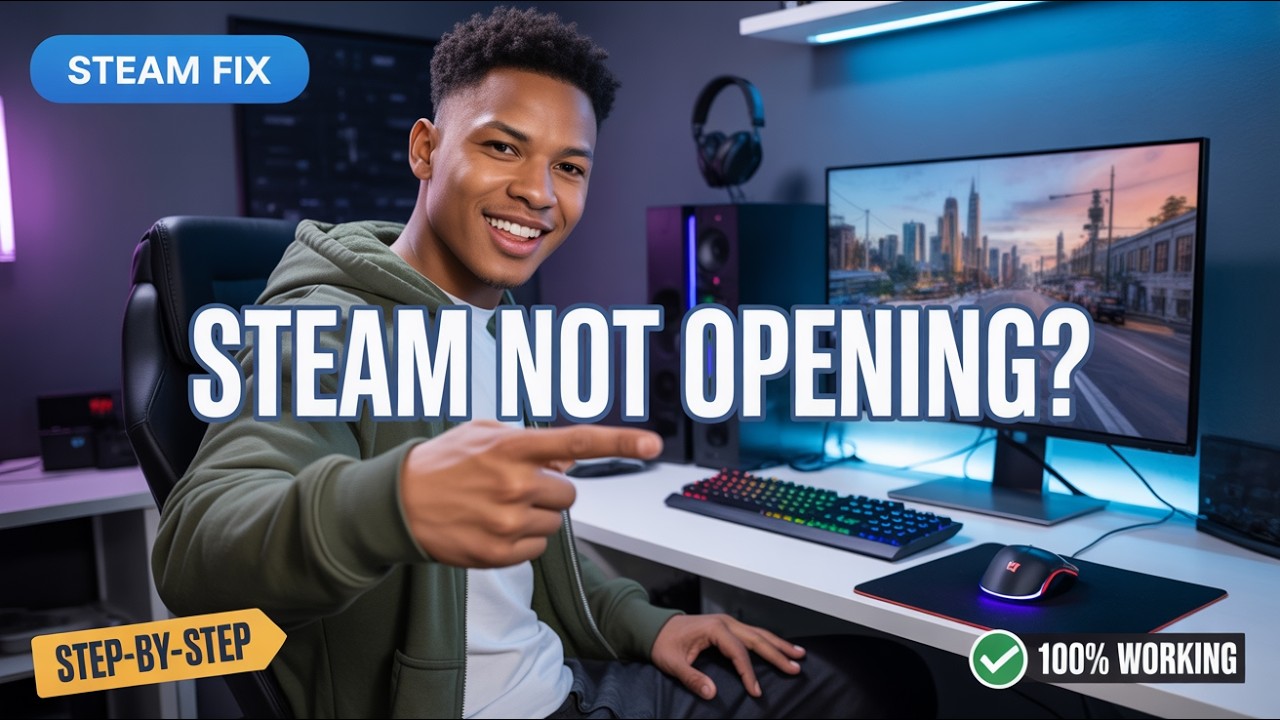 Как исправить проблему с невозможностью открытия Steam и бесконечным экраном загрузки (2026)