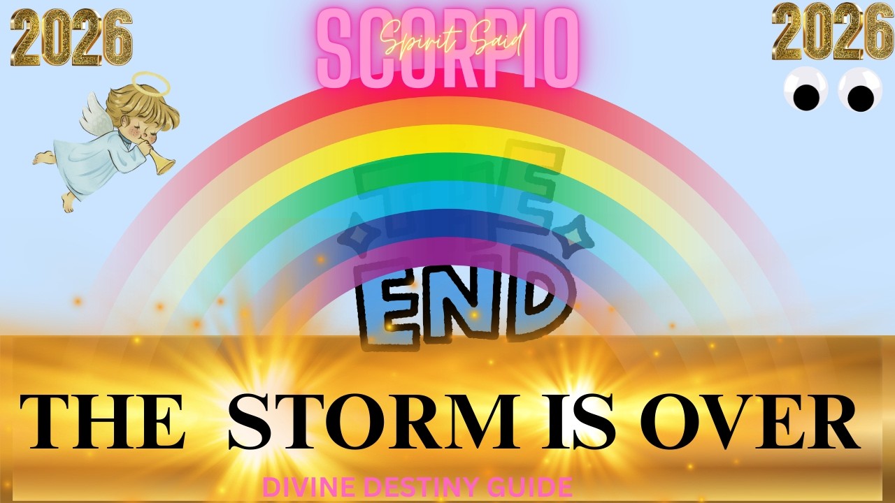 SCORPIO♏THE STORM IS OVER🌈⚖️💯MUST 👀#scorpiotarot #scorpiomessages #scorpiocollective