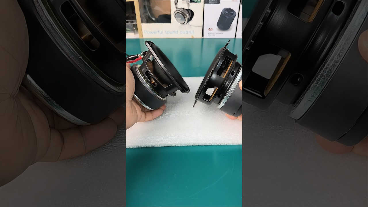 JBL VS Peerless, midbass speaker, bass excursion