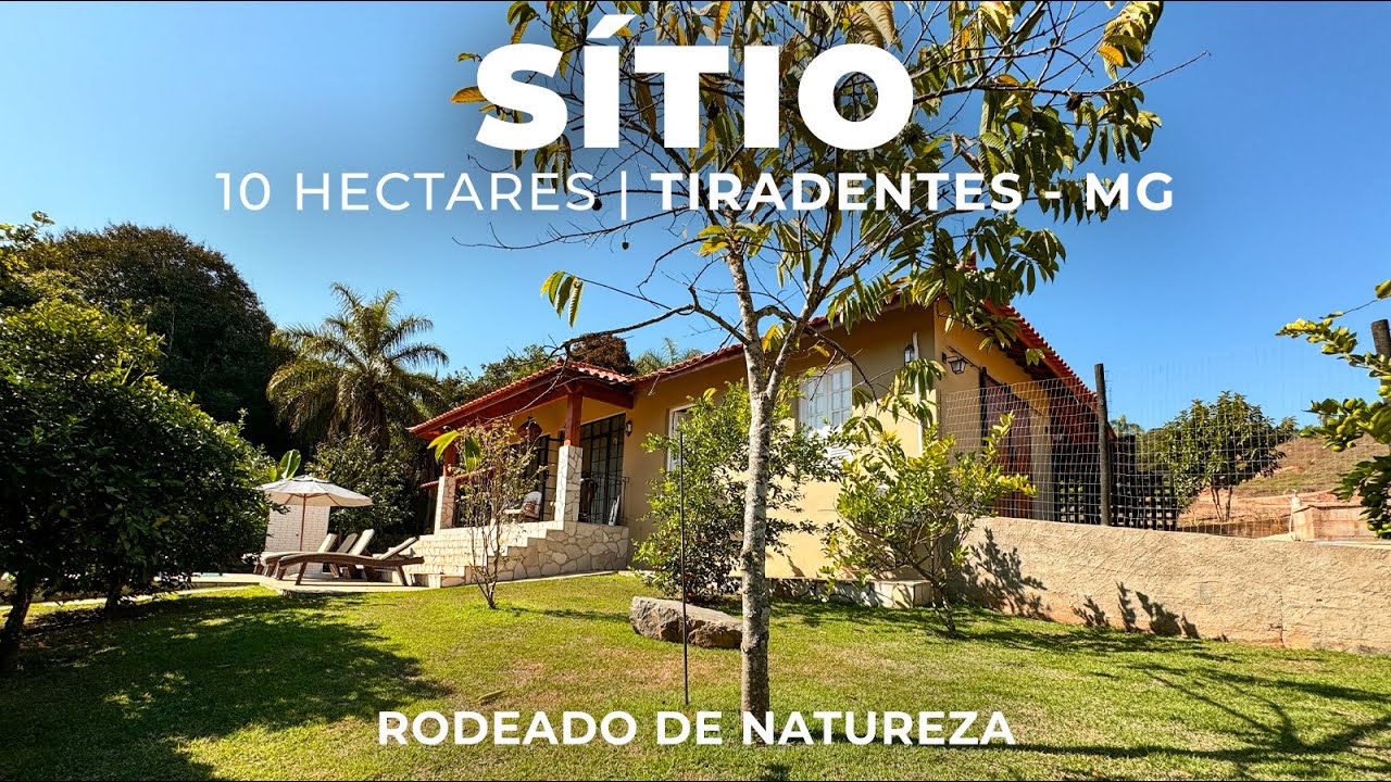 LINDO SÍTIO DE 10 HECTARES EM TIRADENTES MG