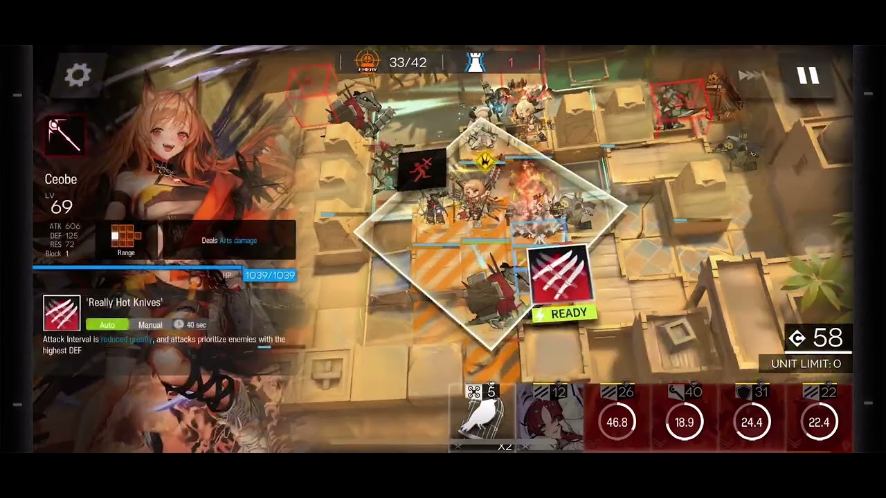Arknights | CC6 Permanent Map Risk21 Clear
