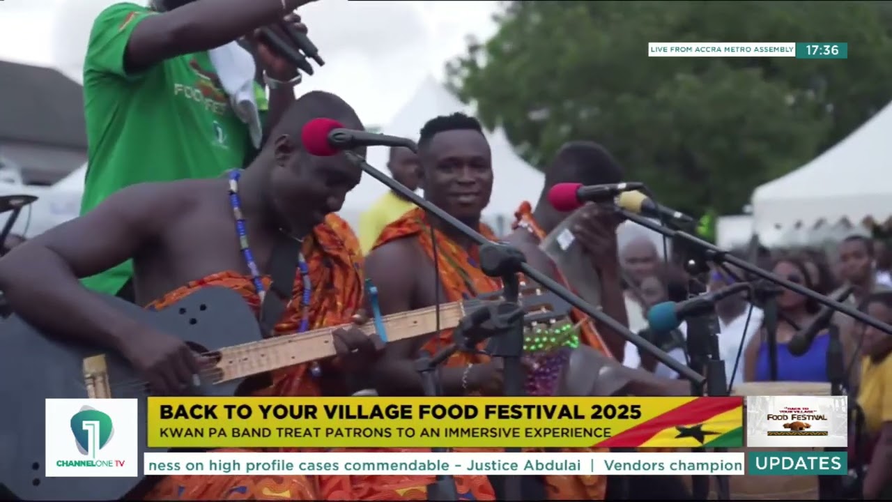 Feel the Beat of Authentic Palmwine Music with Kwan Pa Band at #BackToYourVillage 2025!