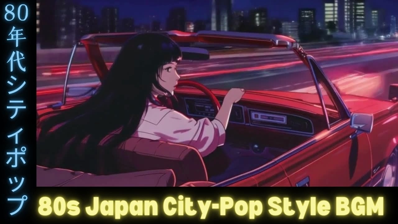 🚗🌃 80s Japan City Pop Style BGM 🎵 Night Drive Music