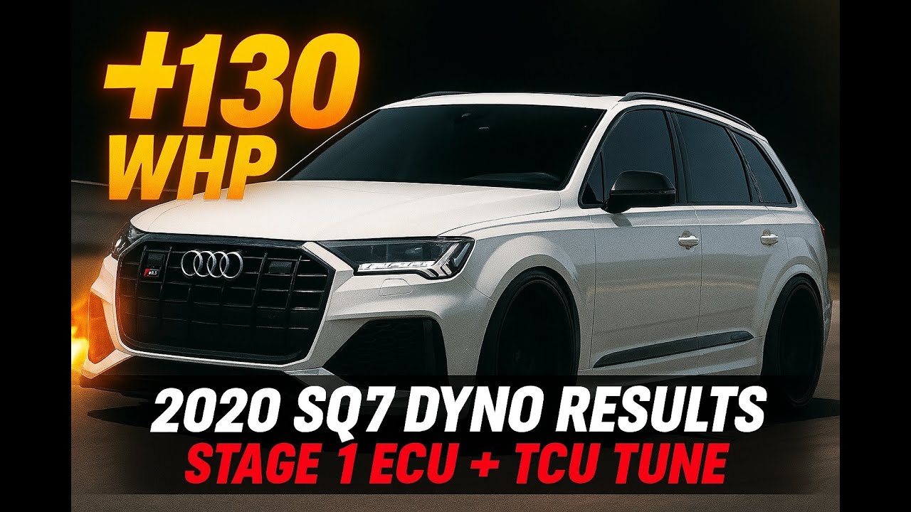 2020 SQ7 STAGE 1 DYNO+1/4 MILE
