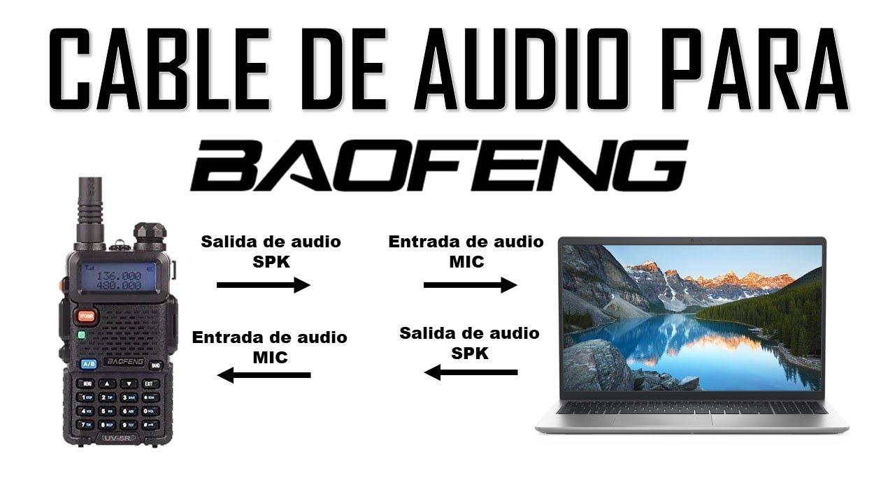 Así se fabrica un cable de audio para Baofeng!! Para escucharlo en nuestro PC