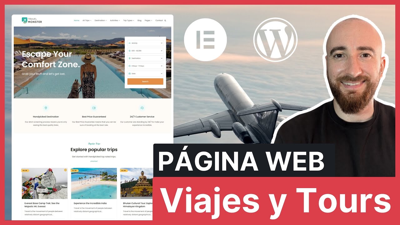 Crea tu Web de Reservas de Viajes y Tours con WordPress | Desde cero 2024
