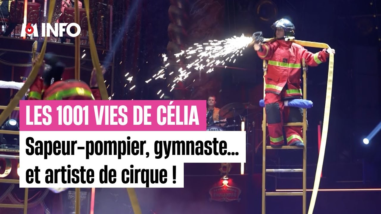 C&eacute;lia, 19 ans, pompier de Paris, gymnaste et artiste de cirque